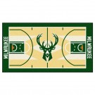 Milwaukee Bucks 24" x 44" Basketball Court Runner