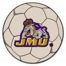 27" Round James Madison Dukes Soccer Mat