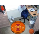 27" Round Iowa State Cyclones Basketball Mat