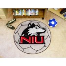 27" Round Northern Illinois Huskies Soccer Mat