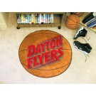 27" Round Dayton Flyers Basketball Mat