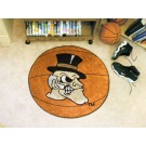 27" Round Wake Forest Demon Deacons Basketball Mat