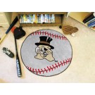 27" Round Wake Forest Demon Deacons Baseball Mat