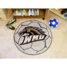 27" Round Western Michigan Broncos Soccer Mat