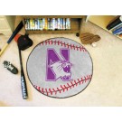 Northwestern Wildcats 27" Round Baseball Mat