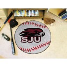 27" Round St. Joseph's Hawks Baseball Mat