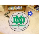 North Dakota  Hawks 27" Round Soccer Mat