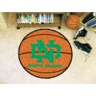 North Dakota  Hawks 27" Round Basketball Mat