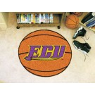 27" Round East Carolina Pirates Basketball Mat