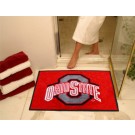 34" x 45" Ohio State Buckeyes All Star Floor Mat