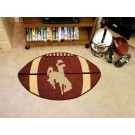 Wyoming Cowboys 22" x 35" Football Mat