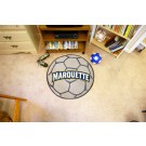 27" Round Marquette Golden Eagles Soccer Mat