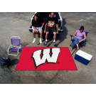 Wisconsin Badgers "W" 5' x 8' Ulti Mat