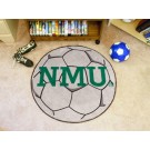 27" Round Northern Michigan Wildcats Soccer Mat