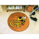 27" Round Georgia Tech Yellow Jackets Basketball Mat