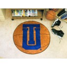 27" Round Tulsa Golden Hurricane Basketball Mat