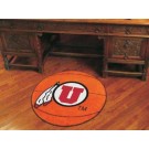 27" Round Utah Utes Basketball Mat