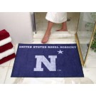 34" x 45" Navy Midshipmen All Star Floor Mat