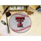 27" Round Texas Tech Red Raiders Baseball Mat