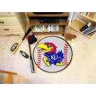 27" Round Kansas Jayhawks Baseball Mat