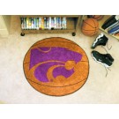 27" Round Kansas State Wildcats Basketball Mat