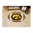 22" x 35" Iowa Hawkeyes Football Mat