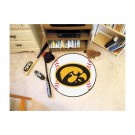 27" Round Iowa Hawkeyes Baseball Mat