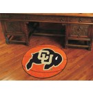 27" Round Colorado Buffaloes Basketball Mat