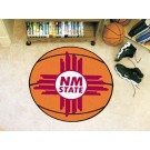 27" Round New Mexico State Aggies Basketball Mat