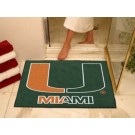 Miami Hurricanes 34" x 45" All Star Floor Mat