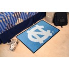 North Carolina Tar Heels 19" x 30" Starter Mat (with "NC")