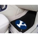 Brigham Young (BYU) Cougars 17" x 27" Carpet Auto Floor Mat (Set of 2 Car Mats)