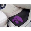 Kansas State Wildcats 17" x 27" Carpet Auto Floor Mat (Set of 2 Car Mats)