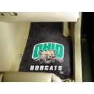 Ohio Bobcats 17" x 27" Carpet Auto Floor Mat (Set of 2 Car Mats)