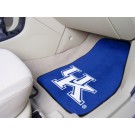 Kentucky Wildcats 17" x 27" Carpet Auto Floor Mat (Set of 2 Car Mats - with "UK")