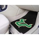 South Florida Bulls 17" x 27" Carpet Auto Floor Mat (Set of 2 Car Mats)