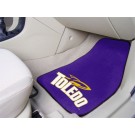 Toledo Rockets 17" x 27" Carpet Auto Floor Mat (Set of 2 Car Mats)