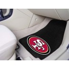 San Francisco 49ers 17" x 27" Carpet Auto Floor Mat (Set of 2 Car Mats)