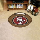 22" x 35" San Francisco 49ers Football Mat