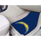 San Diego Chargers 17" x 27" Carpet Auto Floor Mat (Set of 2 Car Mats)