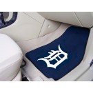 Detroit Tigers 17" x 27" Carpet Auto Floor Mat (Set of 2 Car Mats)