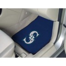 Seattle Mariners 17" x 27" Carpet Auto Floor Mat (Set of 2 Car Mats)