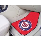 Washington Nationals 17" x 27" Carpet Auto Floor Mat (Set of 2 Car Mats)