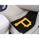 Pittsburgh Pirates 17" x 27" Carpet Auto Floor Mat (Set of 2 Car Mats)