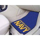 US Navy 17" x 27" Carpet Auto Floor Mat (Set of 2 Car Mats)