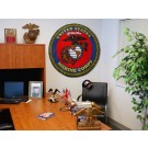 US Marines 44" Round Area Rug