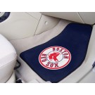 Boston Red Sox 17" x 27" Carpet Auto Floor Mat (Set of 2 Car Mats)