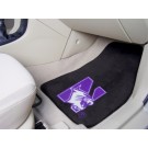 Northwestern Wildcats 17" x 27" Carpet Auto Floor Mat (Set of 2 Car Mats)