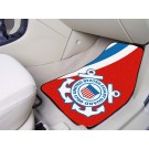 Coast Guard 17" x 27" Carpet Auto Floor Mat (Set of 2 Car Mats)