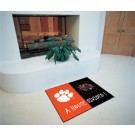 Clemson Tigers and South Carolina Gamecocks 34" x 45" House Divided Mat